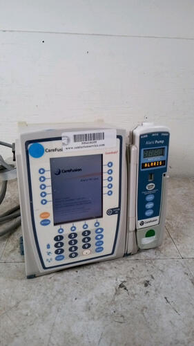 CAREFUSION ALARIS PC GUARDRAILS 8015 INFUSION PUMP WITH ALARIS 8100 PUMP MODULE