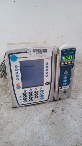 CAREFUSION ALARIS PC GUARDRAILS 8015 INFUSION PUMP WITH ALARIS 8100 PUMP MODULE