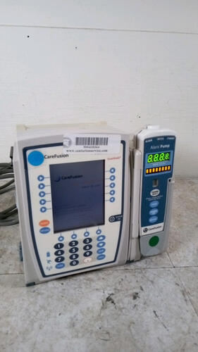 CAREFUSION ALARIS PC GUARDRAILS 8015 INFUSION PUMP WITH ALARIS 8100 PUMP MODULE