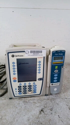 CAREFUSION ALARIS PC GUARDRAILS 8015 INFUSION PUMP WITH ALARIS 8100 PUMP MODULE