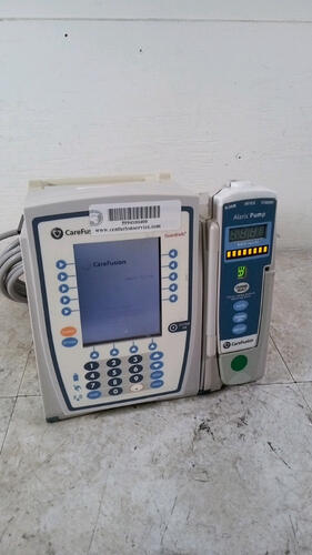 CAREFUSION ALARIS PC GUARDRAILS 8015 INFUSION PUMP WITH ALARIS 8100 PUMP MODULE