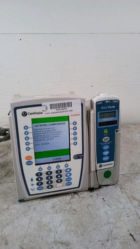 CAREFUSION ALARIS PC GUARDRAILS 8015 INFUSION PUMP WITH ALARIS 8100 PUMP MODULE