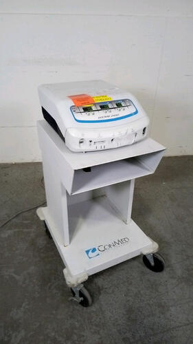 CONMED SYSTEM 2450 ESU ON ROLLING CART