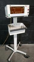 EDWARDS LIFE SCIENCES VIGILANCE CEDV MONITOR ON ROLLING STAND