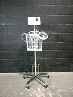 DUPLO SPRAY MIS WITH FOOTSWITCH ON ROLLING STAND