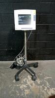 RADIANALYZER PRESSURE WIRE PATIENT MONITOR ON ROLLING STAND