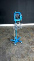 GE PROCARE VITAL SIGN MONITOR ON ROLLING STAND