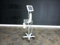 EDWARD LIFESCIENCES EV 1000 PATIENT MONITOR ON ROLLING STAND