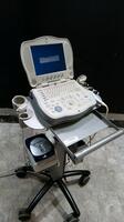 GE LOGIQ BOOK XP PORTABLE ULTRASOUND MACHINE WITH 2 PROBES (8L, 3C) (SERIAL# 25104WX1) (DOM: 3/2005)