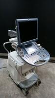 GE VOLUSON E6 ULTRASOUND MACHINE WITH 2 PROBES (RIC5-9-D, RAB6-D) (SERIAL# D60017) (DOM: 6/2014)