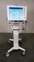 DRAGER EVITA XL VENTILATOR WITH CO2 CABLE ON ROLLING STAND (SW 7.02)(SN ASAD-0268)