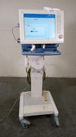 DRAGER EVITA XL VENTILATOR WITH CO2 CABLE ON ROLLING STAND (SW 7.02)(SN ARXN-0165)