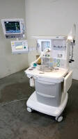 DATEX-OHMEDA S/5 AESPIRE ANESTHESIA MACHINE (1.4 SOFTWARE, 7100 VENTILATOR) WITH CARDIOCAP/5 MONITOR (SN AMXK01124)