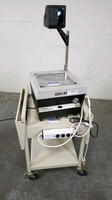 BESELER VU-GRAPH II OVERHEAD PROJECTOR ON ROLLING CART