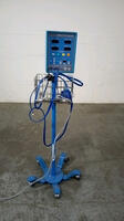 DINAMAP XL VITAL SIGNS MONITOR WITH BP CABLE ON ROLLING STAND