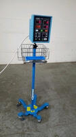 CRITIKON DINAMAP 8100 VITAL SIGNS MONITOR ON ROLLING STAND