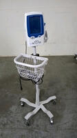 WELCH ALLYN SPOT LXI VITAL SIGNS MONITOR ON ROLLING STAND