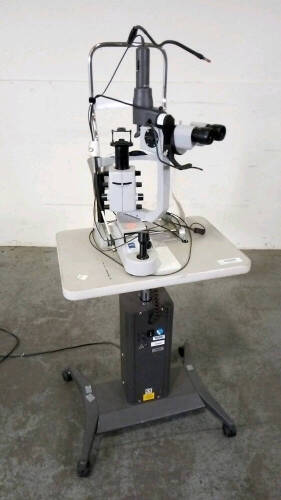 ZEISS SL 130 SLIT LAMP ON ROLLING STAND