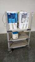 PCI MEDICAL LOT OF DISINFECTION STATIONS AND GEL WARMER (NO CART)