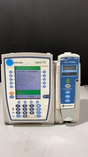 ALARIS PC 8015 SERIES INFUSION PUMP WITH ALARIS PUMP 8100 SERIES MODULE