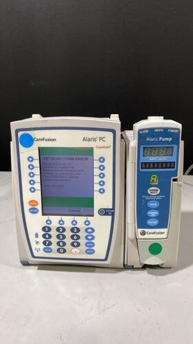 ALARIS PC 8015 SERIES INFUSION PUMP WITH ALARIS PUMP 8100 SERIES MODULE