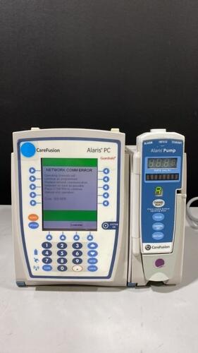 ALARIS PC 8015 SERIES INFUSION PUMP WITH ALARIS PUMP 8100 SERIES MODULE