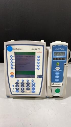 ALARIS PC 8015 SERIES INFUSION PUMP WITH ALARIS PUMP 8100 SERIES MODULE