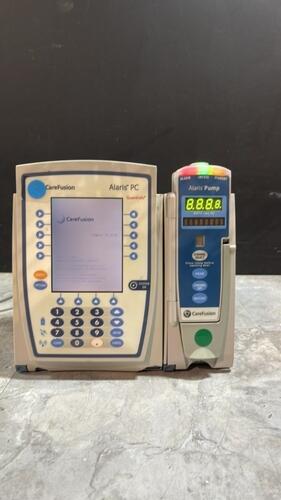 ALARIS PC 8015 SERIES INFUSION PUMP WITH ALARIS PUMP 8100 SERIES MODULE