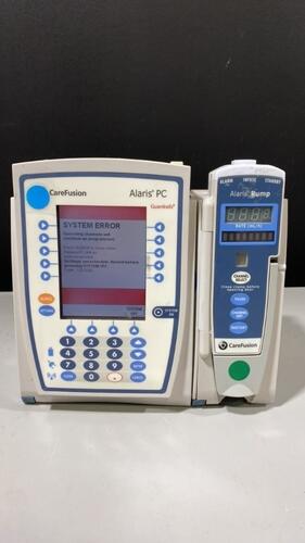 ALARIS PC 8015 SERIES INFUSION PUMP WITH ALARIS PUMP 8100 SERIES MODULE