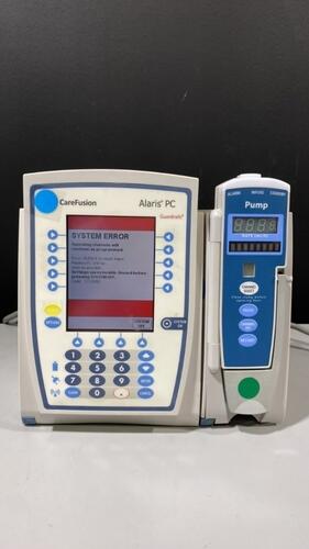 ALARIS PC 8015 SERIES INFUSION PUMP WITH ALARIS PUMP 8100 SERIES MODULE