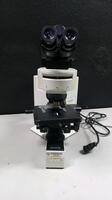 OLYMPUS BX40 LAB MICROSCOPE WITH 3 OBJECTIVES