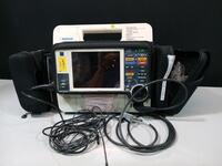 MEDTRONIC/PHYSIO-CONTROL LIFEPAK 12 BIPHASIC DEFIB WITH PACING, 3 LEAD ECG, CO2, ANALYZE, PADDLES