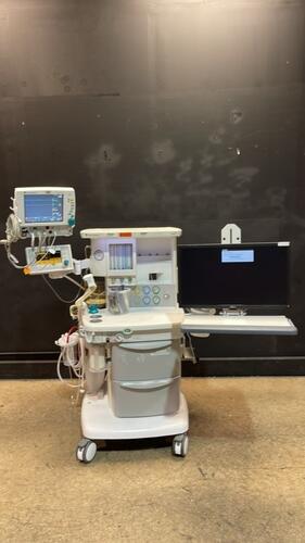 DATEX-OHMEDA AESPIRE ANESTHESIA MACHINE WITH (7900 SMARTVENT, 4.8 PSVPRO SOFTWARE VERSION) & CARDIOCAP/5 MONITOR