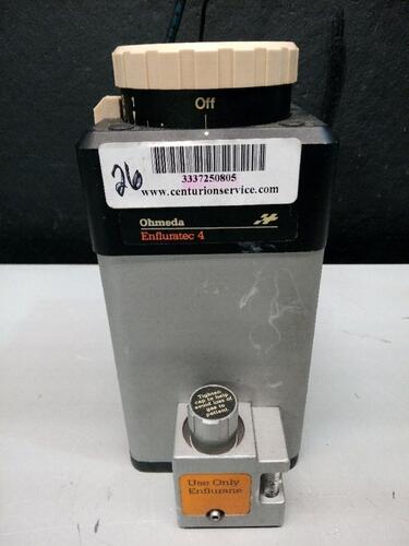 OHMEDA ENFLURATEC 4 ENFLURANE VAPORIZER