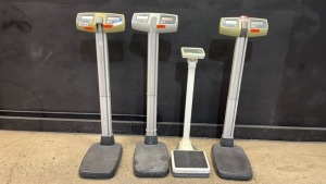 LOT OF DIGITAL PATIENT SCALES