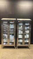 LOT OF SS STORAGE CABINETS