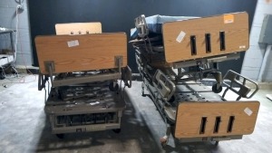 LOT OF HILL-ROM HOSPITAL BEDS