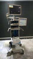 CONMED ENDOSCOPY CART WITH RADIANCE SC-WU23-A1511 MONITOR, ELO DRS02 MONITOR, CONMED DRSHD CAPTURE SYSTEM