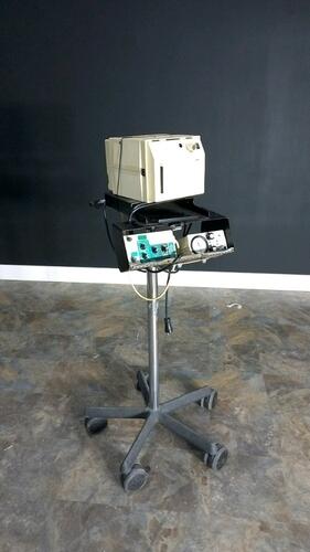 RESPIRONICS BIPAP S/T-D VENTILATOR ON ROLLING STAND