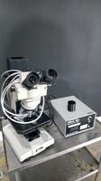 NIKON LABOPHOT MICROSCOPE WITH EYEPIECES 5 OBJECTIVE (10X, 20X, 40X, 50X, 100X) WITH POWER SUPPLY