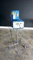 CODMAN CMC 3 MALIS BIPOLAR COAGULATOR WITH 1000 IRRIGATION PUMP ON ROLLING STAND