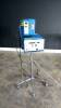 CODMAN CMC 3 MALIS BIPOLAR COAGULATOR WITH 1000 IRRIGATION PUMP ON ROLLING STAND
