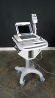 GE MAC 5500 HD ECG/EKG MACHINE WITH ACQUISITION MODULE ON CART