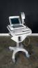 GE MAC 5500 HD ECG/EKG MACHINE WITH ACQUISITION MODULE ON CART