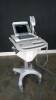 GE MAC 5500 HD ECG/EKG MACHINE WITH ACQUISITION MODULE ON CART