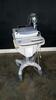 GE MAC1600 ECG/EKG MACHINE WITH LEADS ON STAND