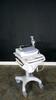 GE MAC1600 ECG/EKG MACHINE WITH LEADS ON STAND