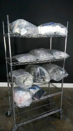 LOT OF STRYKER, SYNTHES, SMITH AND NEPHEW, CODMAN SCREWS