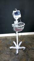 WELCH ALLYN PROPAQ LT VITAL SIGN MONITOR ON ROLLING STAND