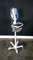 WELCH ALLYN 42MTB VITAL SIGN MONITOR ON ROLLING STAND